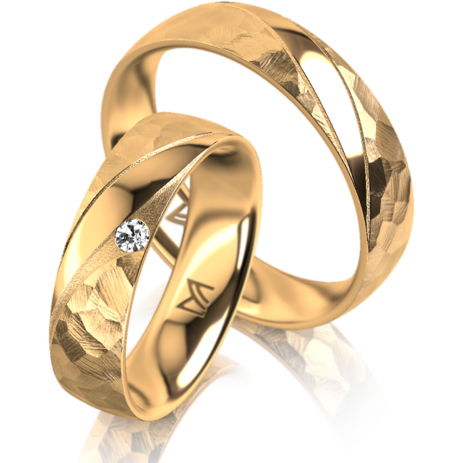 MEISTER Wedding-Ring INDIVIDUALS Twinset 81 - wedding-rings yellowgold ...